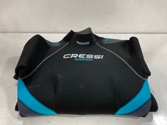 CRESSI CASTORO WETSUIT BLACK/BLUE - SIZE XL (DELIVERY ONLY)