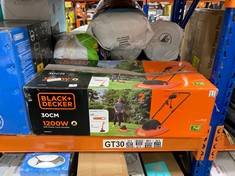 BLACK + DECKER 30CM 1200W HOVER MOWER & GRASS TRIMMER BEMWH551GL2 (DELIVERY ONLY)