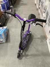 WIRED XL ELECTRIC SCOOTER WITH SEAT IN BLACK / PURPLE (COLLECTION ONLY)