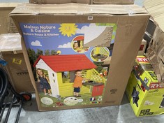 SMOBY NATURE HOUSE AND KITCHEN GARDEN PLAYHOUSE - RRP £150 (COLLECTION OR OPTIONAL DELIVERY)