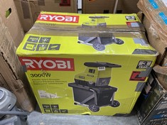 RYOBI 3000W ELECTRIC SILENT SHREDDER - MODEL NO. RSH3045U - RRP £283 (COLLECTION OR OPTIONAL DELIVERY)