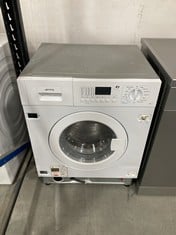SMEG INTEGRATED WASHER DRYER IN WHITE - MODEL NO. WDI147 - RRP £799 (COLLECTION OR OPTIONAL DELIVERY)