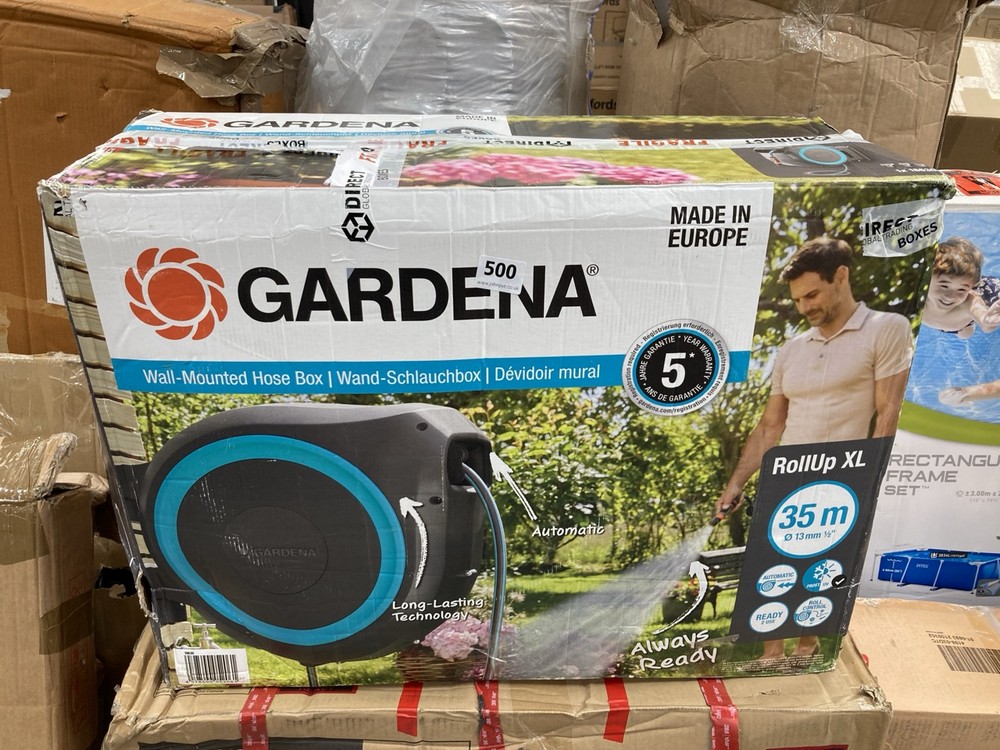 John Pye Auctions GARDENA WALL MOUNTED HOSE BOX 35M ITEM NO. 18630