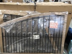 BEGONIA BALL TOP ARCHED 122CM HIGH DRIVEWAY GATE (COLLECTION OR OPTIONAL DELIVERY) (KERBSIDE PALLET DELIVERY)