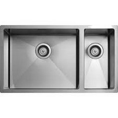 GUN METAL 1.5 BOWL INSERT OR UNDERMOUNTED SINK - SIZE 670 X 440 X 205MM (COLLECTION OR OPTIONAL DELIVERY)