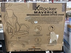 X ROCKER MAVERICK ERGONOMIC OFFICE CHAIR - RRP £122 (COLLECTION OR OPTIONAL DELIVERY)