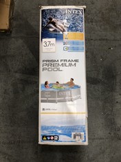 INTEX PRISM FRAME PREMIUM POOL 3.7M - ITEM NO. 26710NP (COLLECTION OR OPTIONAL DELIVERY)