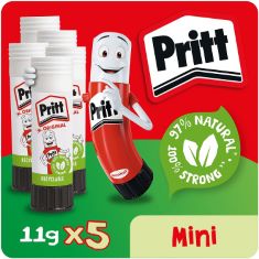 QTY OF ITEMS TO INLCUDE ASSORTED STATIONARY TO INCLUDE PRITT GLUE STICK, SAFE & CHILD-FRIENDLY CRAFT GLUE FOR ARTS & CRAFTS ACTIVITIES, STRONG-HOLD ADHESIVE FOR SCHOOL & OFFICE SUPPLIES, 5X11G PRITT