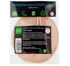 40 X INCOGNITO LESS MOSQUITO LUXURY LOOFAH AND SOAP. (DELIVERY ONLY)