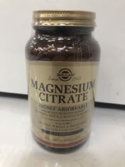 40 X SOLGAR MAGNESIUM CITRATE . (DELIVERY ONLY)