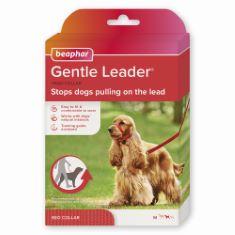 18 X BEAPHAR | GENTLE LEADER | HEAD COLLAR FOR MEDIUM DOGS | STOPS PULLING ON THE LEAD | TRAINING AID WITH IMMEDIATE EFFECT | ENDORSED BY BEHAVIOURISTS | RED X 1. (DELIVERY ONLY)