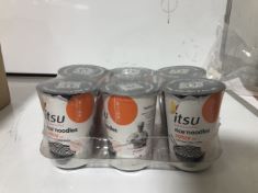 12 X ITSU RICE NOODLES SATAY (6 POTS PER PACK). (DELIVERY ONLY)