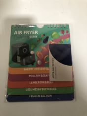 100 X AIR FRYER COOKING GUIDE. (DELIVERY ONLY)