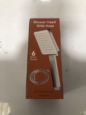 21 X SHOWER HEAD WITH HOSE. (DELIVERY ONLY)