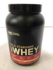 7 X OPTIMUM NUTRITION GOLD STANDARD WHEY PROTEIN IN FRENCH VANILLA CREAM . (DELIVERY ONLY)