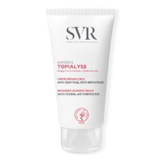 QTY OF ITEMS TO INLCUDE BOX OF ASSORTED BEAUTY ITEMS TO INCLUDE SVR TOPIALYSE PROTECTIVE BARRIER CREAM FOR FACE & BODY, ANTI-CHAFING CREAM, ANTI-IRRITATION ITCH RELIEF CREAM FOR SENSITIVE SKIN, 50ML,