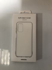 104 X SAMSUNG GALAXY A13 CLEAR PHONE CASES . (DELIVERY ONLY)