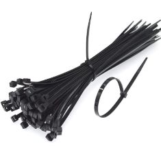 21 X LUMEIY PACK OF 125 PROFESSIONAL CABLE TIE BLACK - 150 MM X 3,6 MM FASTENING TIES UV-RESISTANT MICROFIBER CLOTH CORD ORGANIZER WIRE TIES MULTICOLOR 125 PCS. (DELIVERY ONLY)