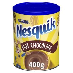 19 X NESQUIK HOT CHOCOLATE DRINK MIX POWDER , 400G. (DELIVERY ONLY)