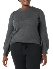 QTY OF ITEMS TO INLCUDE ASSORTED ITEMS TO INCLUDE ESSENTIALS WOMEN'S SOFT TOUCH PLEATED SHOULDER CREWNECK JUMPER, CHARCOAL HEATHER, S, IRON MOUNTAIN IMPNT100 WORKWEAR MENS HEAVY DUTY MULTI POCKET KNE