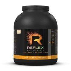 QTY OF ITEMS TO INLCUDE ASSORTED PROTEIN ITEMS TO INCLUDE REFLEX NUTRITION ONE STOP XTREME |SERIOUS MASS PROTEIN POWDER | 55G PROTEIN | 10.3G BCAA'S |LOW GI CARBS | 5,000MG CREATINE | (COOKIES AND CR