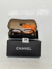 CHANEL BROWN SUNGLASSES IN CASE RRP- £247 (DELIVERY ONLY)