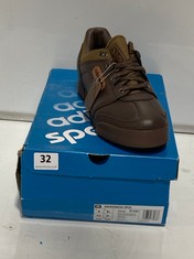 ADIDAS INVERNESS TRAINERS BROWN LEATHER SIZE 8.5 RRP- £130 (DELIVERY ONLY)