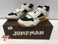 JUMPMAN JACK TRAINERS SAIL/MUSLIN-DARK MOCHA SIZE 9 RRP- £582 (DELIVERY ONLY)