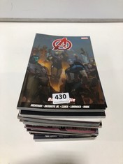 APPROX 21 X ASSORTED MARVEL GRAPHIC NOVELS TO INCLUDE AVENGERS ADAPT OR DIE (DELIVERY ONLY)