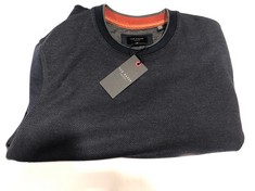 TED BAKER TEXTURED FRONT SWEATSHIRT NAVY SIZE 3 (DELIVERY ONLY)