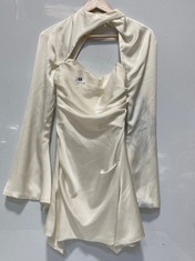 HOUSE CB LONDON LONG SLEEVE DRESS IVORY SIZE XS RRP- £148 (DELIVERY ONLY)