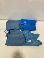5 X ASSORTED MONTIREX CLOTHING TO INCLUDE BLUE SHORTS SIZE LG (DELIVERY ONLY)