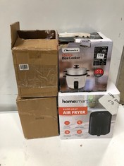 4 X ASSORTED KITCHEN APPLIANCES TO INCLUDE HOMESMART RAPID HEAT AIR FRYER 4 LITRES (DELIVERY ONLY)