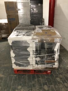 1X PALLET WITH TOTAL RRP VALUE OF £1425 TO INCLUDE 1X HOOVER WASHING MACHINES MODEL NO H3WPS696T MBR6-80, 1X HOTPOINT WASHING MACHINES MODEL NO NSWR743UW KUKN, 1X HOOVER WASHER/DRYERS MODEL NO H3D 48