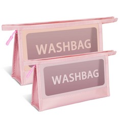 QUANTITY OF ASSORTED ITEMS TO INCLUDE UNAONE TOILETRY BAG, PORTABLE LIGHTWEIGHT TRAVEL COSMETIC BAG WATERPROOF MAKEUP ORGANIZER TOILETRIES KIT ZIPPERED POUCH FOR WOMEN AND MEN , 2 PACK  RRP £262: LOC