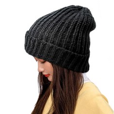 25 X HIDOLL BEANIE HATS FOR MEN AND WOMEN KNITTED BEANIE CAP UNISEX WINTER WARM SOFT SKI HAT OUTDOOR SPORTS , DARK GRAY  - TOTAL RRP £285: LOCATION - B RACK