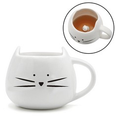 QUANTITY OF ASSORTED ITEMS TO INCLUDE FANQUARE 420ML CUTE CAT COFFEE MUG, WHITE CREATIVE COUPLE COFFEE CUP, PERSONALIZED CERAMIC TEA CUP MILK CUP FOR GIFT RRP £246: LOCATION - B RACK