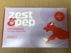 24 X ZEST & PEP DOG SUPPLEMENTS CHICKEN FLAVOUR 12/2024 RRP £363: LOCATION - B RACK