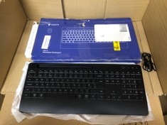 QUANTITY OF ASSORTED ITEMS TO INCLUDE TECURS WIRELESS KEYBOARD MODEL WK013 RRP £435: LOCATION - C RACK