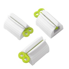 28 X 3PCS-ROLLING TUBE TOOTHPASTE SQUEEZER TOOTHPASTE SEAT HOLDER STAND FOR BATHROOM ACCESSORIES, GREEN  - TOTAL RRP £124: LOCATION - C RACK