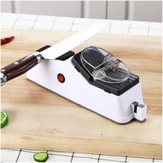 QUANTITY OF ASSORTED ITEMS TO INCLUDE ELECTRIC KNIFE SHARPENER RRP £317: LOCATION - A RACK
