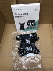 23 X GLUCKPET TACTICAL DOG HARNESS RRP £280: LOCATION - C RACK