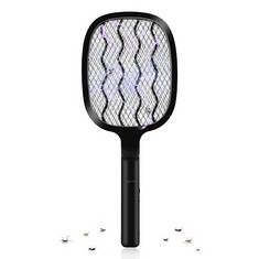 11 X NIGHT CAT FLY KILLER ELECTRIC FLY ZAPPER SWATTER 3000V MOSQUITO BUG WASP INSECT FRUIT FLY KILLER ZAPPER SWAT BAT RACKET TRAP INDOOR USB C RECHARGEABLE - TOTAL RRP £147: LOCATION - D RACK