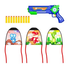 20 X OUTDOOR TOYS 2023 NEW KITE LAUNCHER TOY FOR BOYS KIDS, 1 KITE LAUNCHERS TOYS 3 KITES 10 SOFT BULLETS, 3 4 5 6 7 8 YEAR OLD BOY BIRTHDAY GIFT IDEAS - TOTAL RRP £283: LOCATION - D RACK