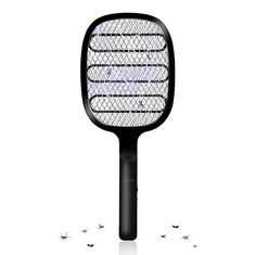 13 X NIGHT CAT FLY KILLER ELECTRIC FLY ZAPPER SWATTER 3000V MOSQUITO BUG WASP INSECT FRUIT FLY KILLER ZAPPER SWAT BAT RACKET TRAP INDOOR USB C RECHARGEABLE - TOTAL RRP £173: LOCATION - D RACK