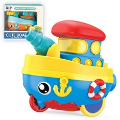 34 X COSAWAY TODDLER TOYS CUTE BOAT PRESS & GO CAR TOY GIFTS FOR BABY BOYS 1 2 3 YEARS OLD , PINK  - TOTAL RRP £169: LOCATION - F RACK