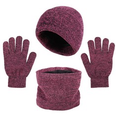 QUANTITY OF ASSORTED ITEMS TO INCLUDE LANJUE WINTER BEANIE HAT SCARF GLOVES SET, WARM SOFT FLEECE KNITTED WINTER HATS GLOVES SCARF SET WINTER GIFTS FOR WOMEN MEN OUTDOOR SPORTS: LOCATION - G RACK