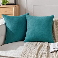 QUANTITY OF ASSORTED ITEMS TO INCLUDE MIULEE 2 PIECE CHENILLE CUSHION COVERS DECORATIVE CUSHION CASE WITH HIDDEN ZIPPER FOR SOFA BEDROOM LIVING ROOM 45X45CM RRP £300: LOCATION - A RACK