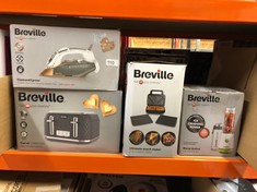 QUANTITY OF ITEMS TO INCLUDE BREVILLE 3-IN-1 ULTIMATE SNACK MAKER | DEEP FILL TOASTIE MAKER, WAFFLE MAKER & PANINI PRESS | REMOVABLE NON-STICK PLATES | BLACK & STAINLESS STEEL [VST098] | UK PLUG: LOC
