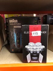 QUANTITY OF ITEMS TO INCLUDE BRAUN SERIES 3 PROSKIN 3040S ELECTRIC SHAVER AND PRECISION TRIMMER, PACK OF 1, RATED WHICH GREAT VALUE: LOCATION - A